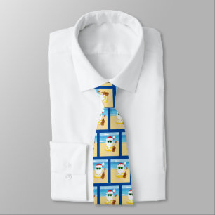 Ukulele Santa Claus Tie