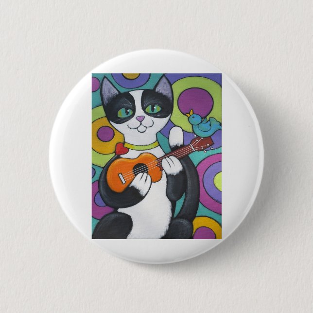 Ukulele Serenade 6 Cm Round Badge (Front)