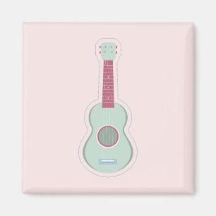 ukulele sticker magnet