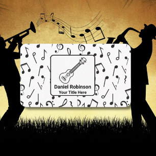 Ukulele Teacher Business Card Music Artist