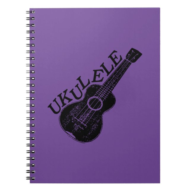 Ukulele Text And Image Notebook (Front)