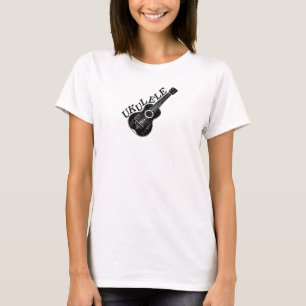 Ukulele Text And Image T-Shirt