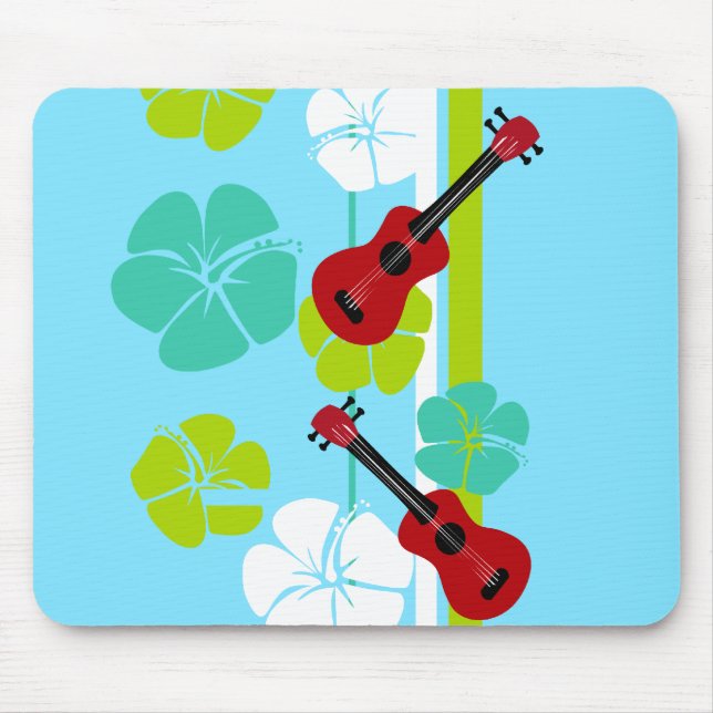 Ukulele Time! Mouse Mat (Front)