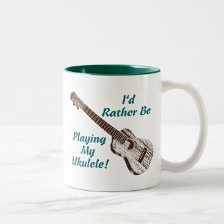 Ukulele Two-Tone Coffee Mug
