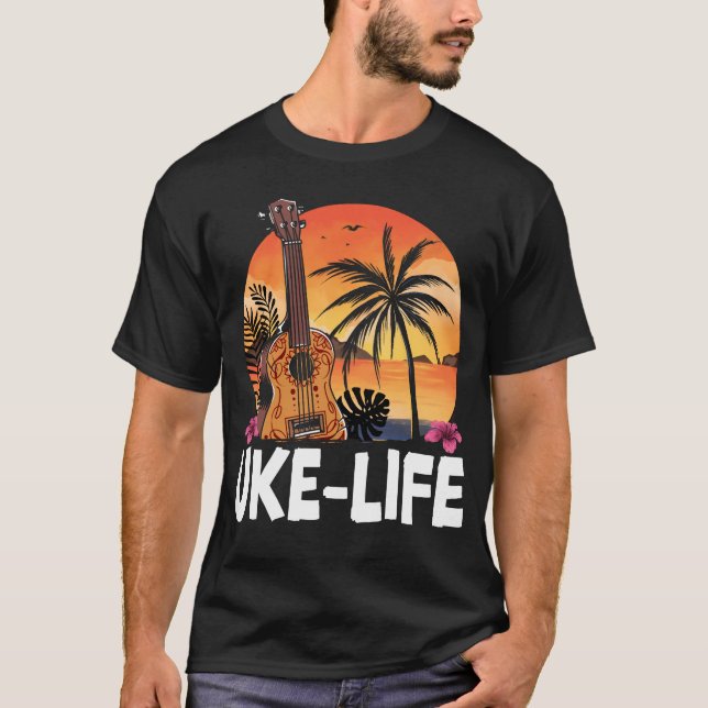 Ukulele Uke Life T-Shirt (Front)