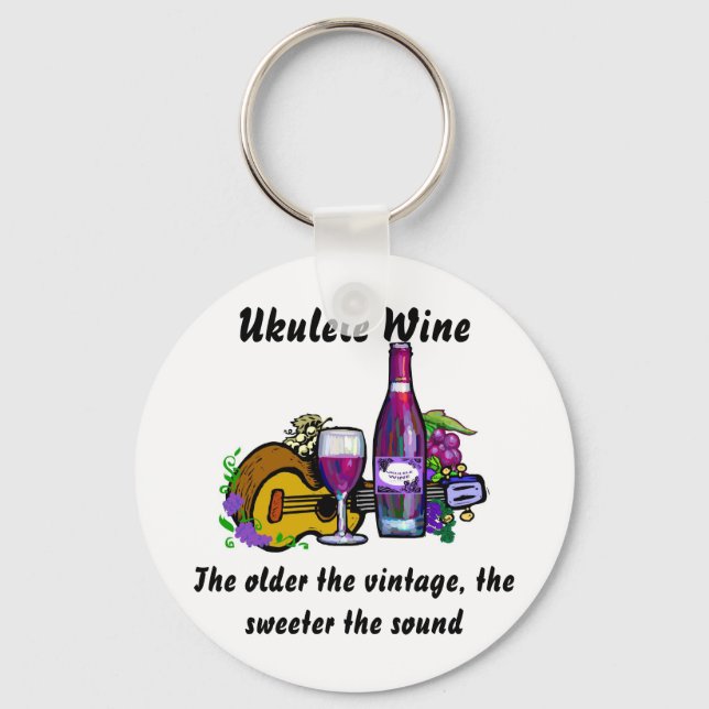 Ukulele Wine Key Ring (Front)