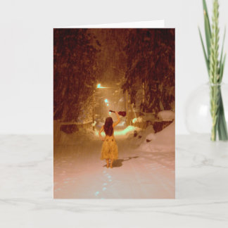 Ukulele winter wonderland card