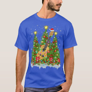 Ukulele Xmas Lights Santa Ukulele Christmas Tree  T-Shirt