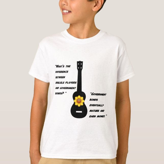Ukuleles and bonds T-Shirt (Front)