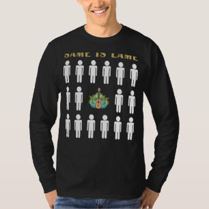 Ukuleles Same is Lame Tee Shirt - Strum into Music