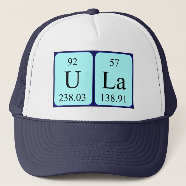 Ula periodic table name hat (Front)