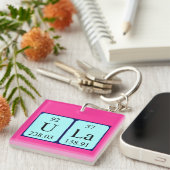 Ula periodic table name keyring (Front Right)