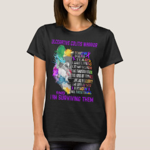 Ulcerative Colitis Awareness Ribbon Support Gifts T-Shirt