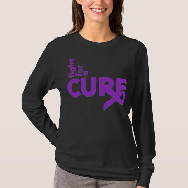 Ulcerative Colitis Fight For A Cure T-Shirt (Front)