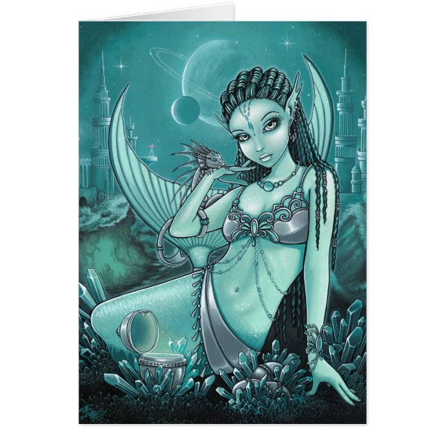 Uli Alien Mermaid Celestial Dragon Crystal City (Front)