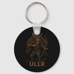 Ullr Norse God Of Archery And Skiing  Key Ring