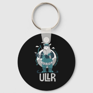 Ullr Norse God Of Snow Patron Saint Of Skiers And Key Ring