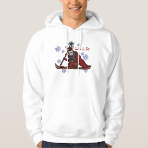 Ullr snow god Breckenridge Colorado hoodie