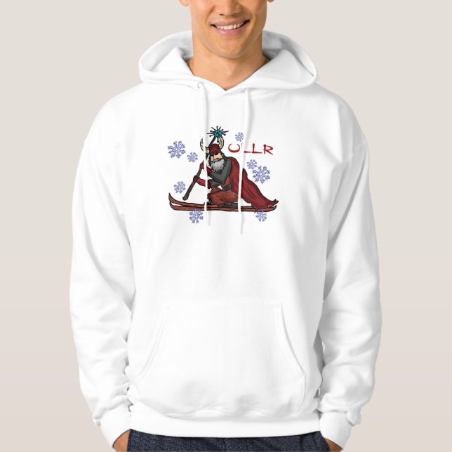 Ullr snow god Breckenridge Colorado hoodie (Front)