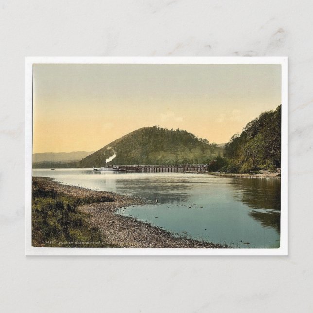 Ullswater, Pooley Bridge Pier, Lake District, Engl Postcard (Front)