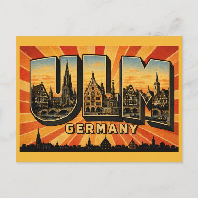 Ulm Germany Cathedral Postcard (Front)