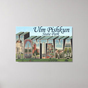 Ulm Pishkun State Park, Montana Canvas Print
