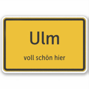Ulm sticker sticker auto sticker