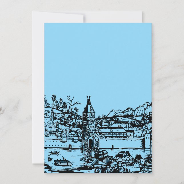 Ulm town in Baden-Württemberg in Germany Invitation (Front)