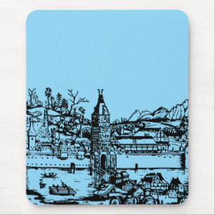 Ulm town in Baden-Württemberg in Germany Mouse Mat