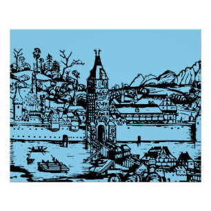 Ulm town in Baden-Württemberg in Germany Poster