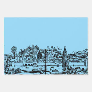 Ulm town in Baden-Württemberg in Germany Wrapping Paper Sheet