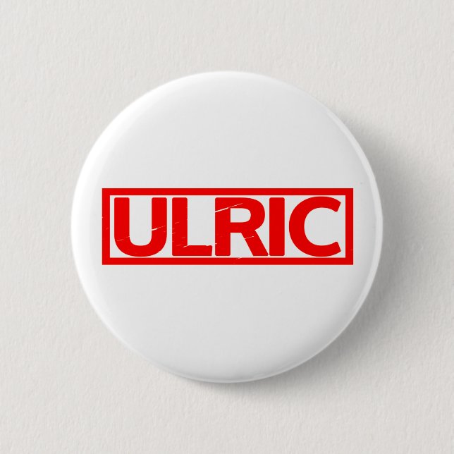 Ulric Stamp 6 Cm Round Badge (Front)