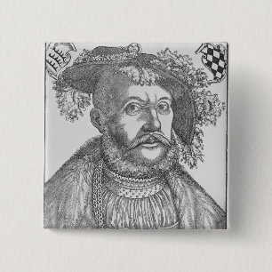 Ulrich, Duke of Wurttemberg 15 Cm Square Badge