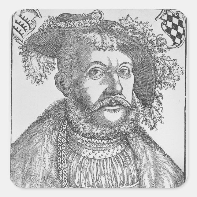 Ulrich, Duke of Wurttemberg Square Sticker (Front)