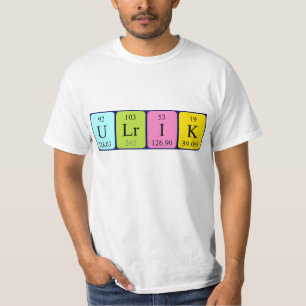 Ulrik periodic table name shirt