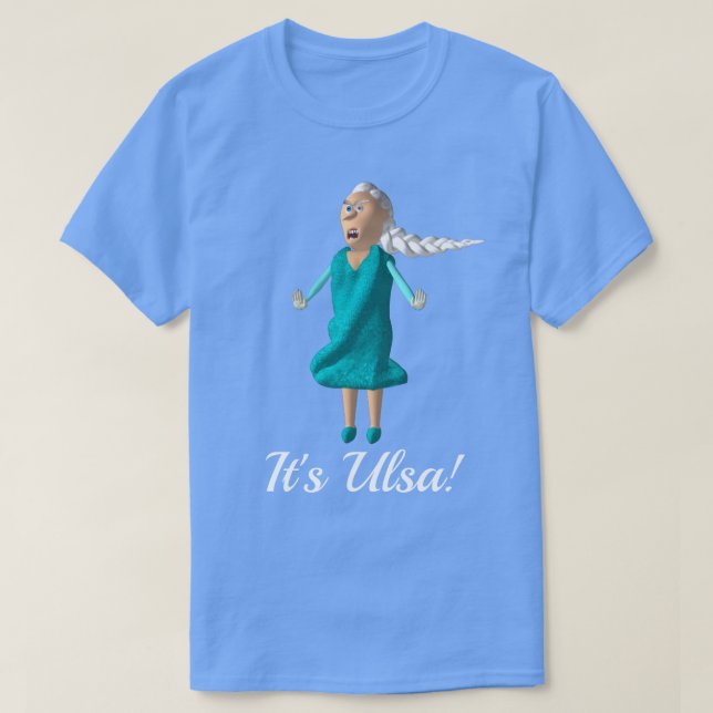 Ulsa T-shirt (It's Ulsa!) (Design Front)