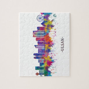 Ulsan South Korea Skyline Jigsaw Puzzle