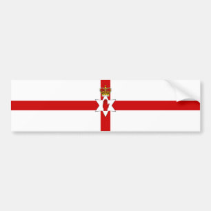 Ulster Banner Northern Ireland Flag Bumper Sticker