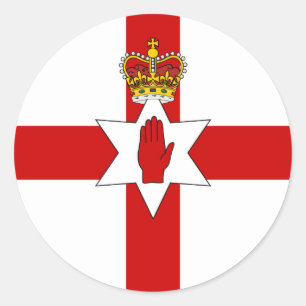 Ulster Banner Northern Ireland Flag Classic Round Sticker