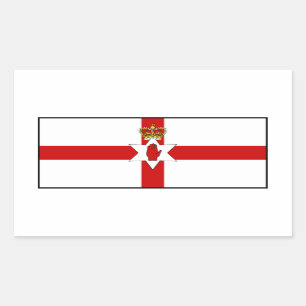 Ulster Banner Northern Ireland Flag Rectangular Sticker