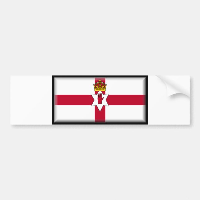 Ulster Flag Bumper Sticker (Front)