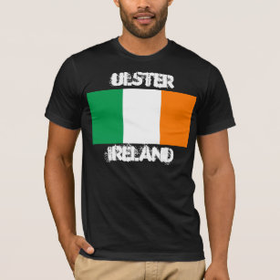 Ulster, Ireland with Irish flag T-Shirt