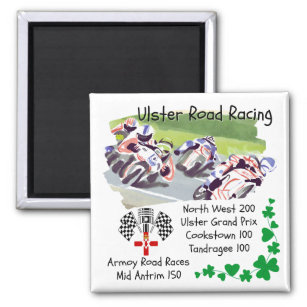 Ulster Road Racing Events Magnet