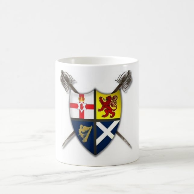 Ulster-Scots / Scots-Irish coat of arms mug (Center)