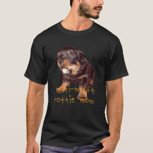 Ulti Mutt Rottie Mum  Rottweiler Baby Faced Puppy  T-Shirt