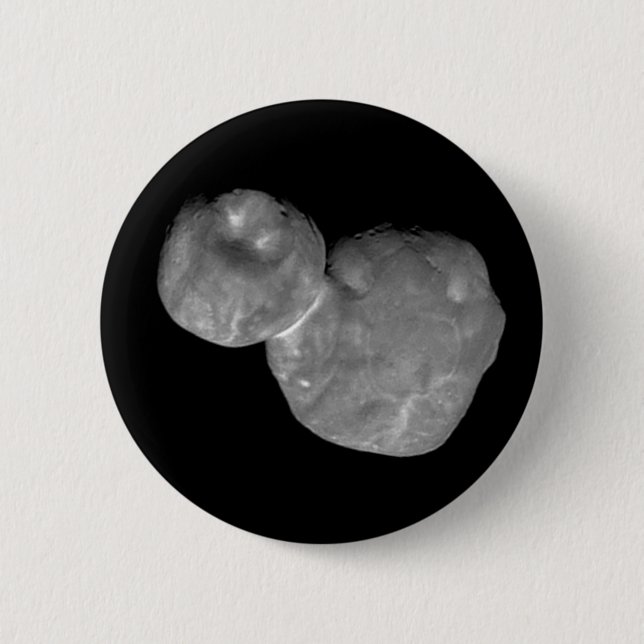 Ultima Thule Arrokoth Kuiper Belt Object 6 Cm Round Badge (Front)