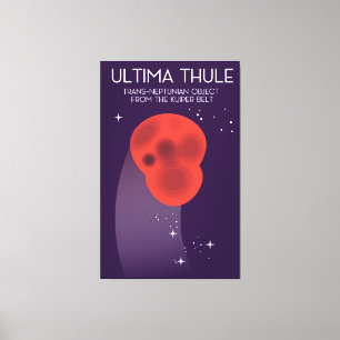 Ultima Thule Keiper Belt space art Canvas Print