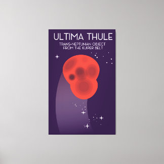 Ultima Thule Keiper Belt space art Canvas Print