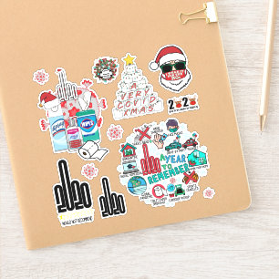 Ultimate 2020 Quarantine Christmas Sticker 12 Pack