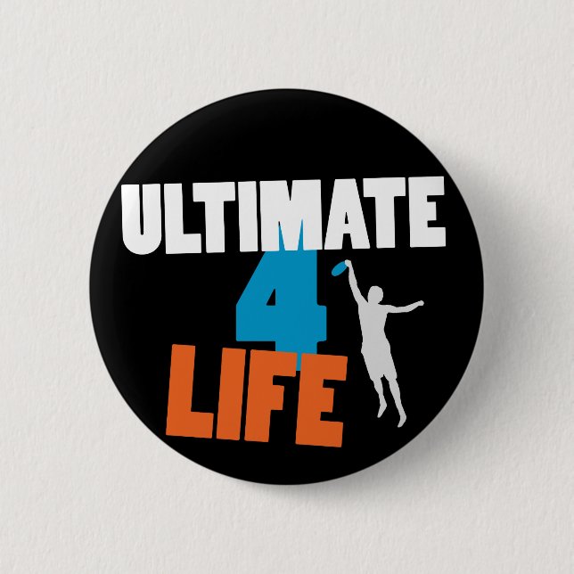 Ultimate 4 Life (dark) Button (Front)